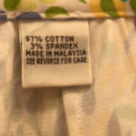 Talbots pattern Slacks.  Excellent pre owned! Side Zipper! - Picture 6 of 6